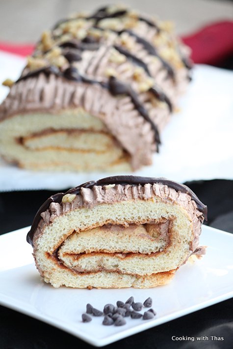 chocolate-swiss roll