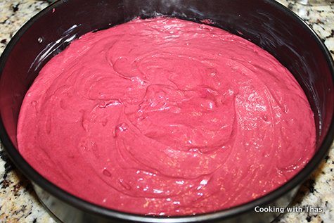 red velvet cake batter