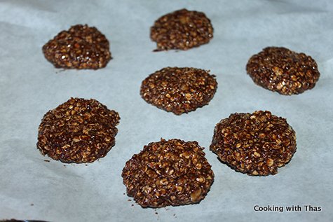 baking nutella oatmeal cookies
