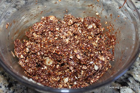 nutella oatmeal cookie batter