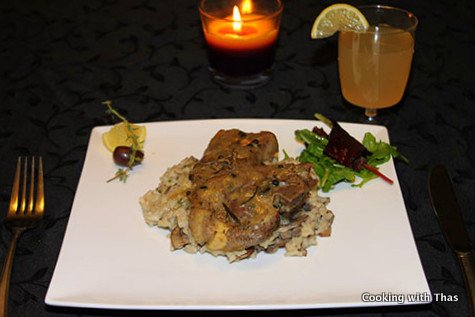 Baked Lamb shoulder chops