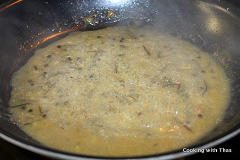 making gravy