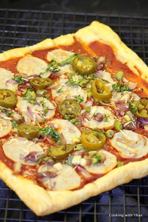 puff pastry-pizza