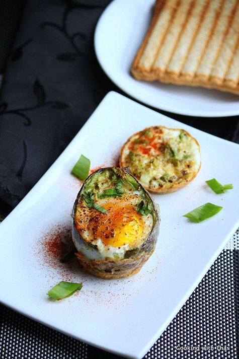 Baked- Avocado egg