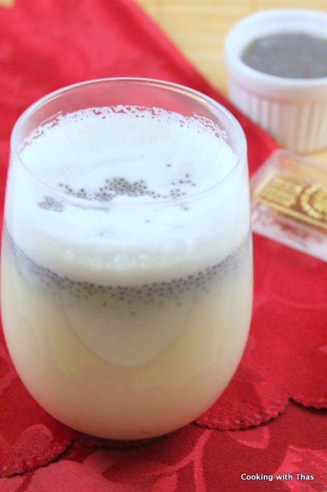 saffron-milk-with-basil-seeds