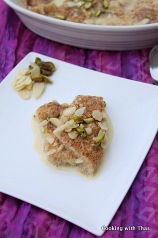 sweet-bread pudding
