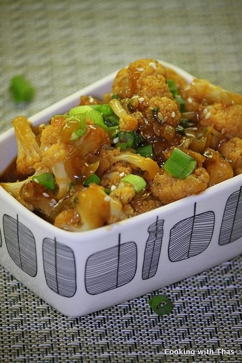 Cauliflower in Soy and Hoisin Sauce