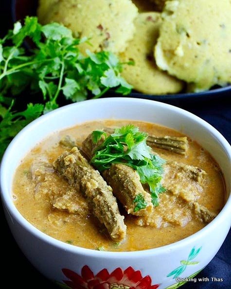Chettinad Style drumsticks sambar