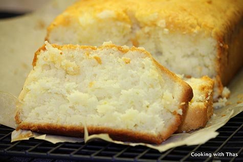 Key Lime Coconut Yogurt Cake