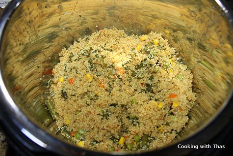 1 minute quinoa in instant pot