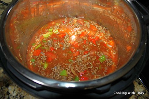 Instant Pot- making ground beef stew